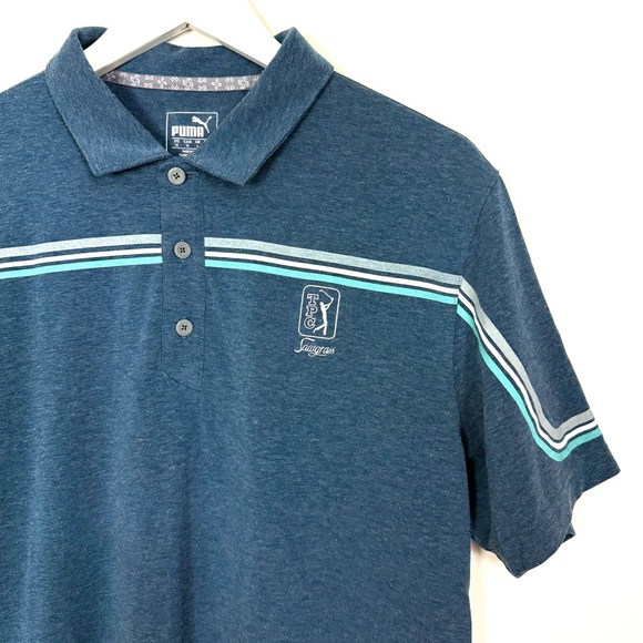 Puma Golf TPC Sawgrass Polo in Blue - Picture 2 of 8